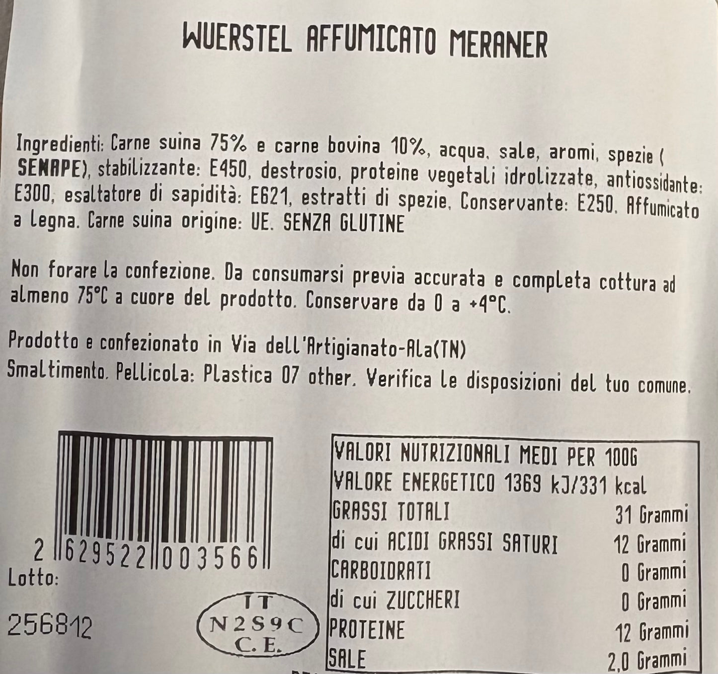 WUERSTEL MERANER
