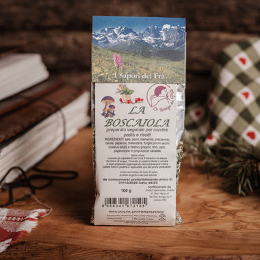 Boscaiola (Gemüsezubereitung zum Würzen von Pasta und Risotto)