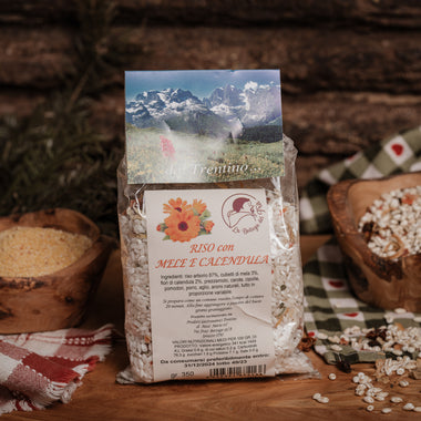 Risotto alle Mele e Fiori di Calendula