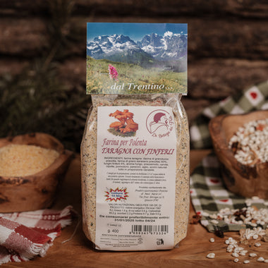 Farina per Polenta Taragna con Finferli