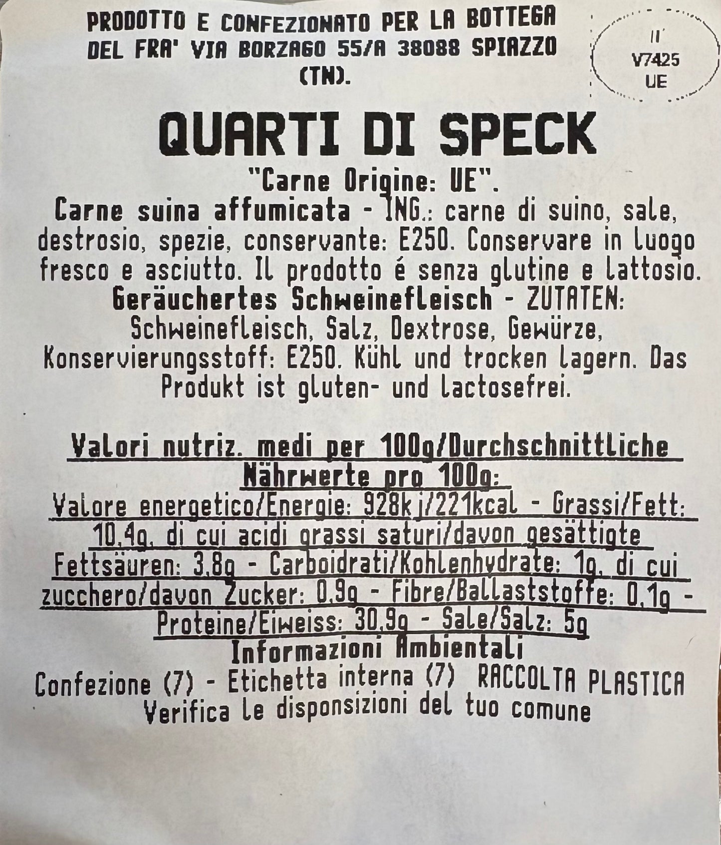SPECK GRANFETTA QUARTO