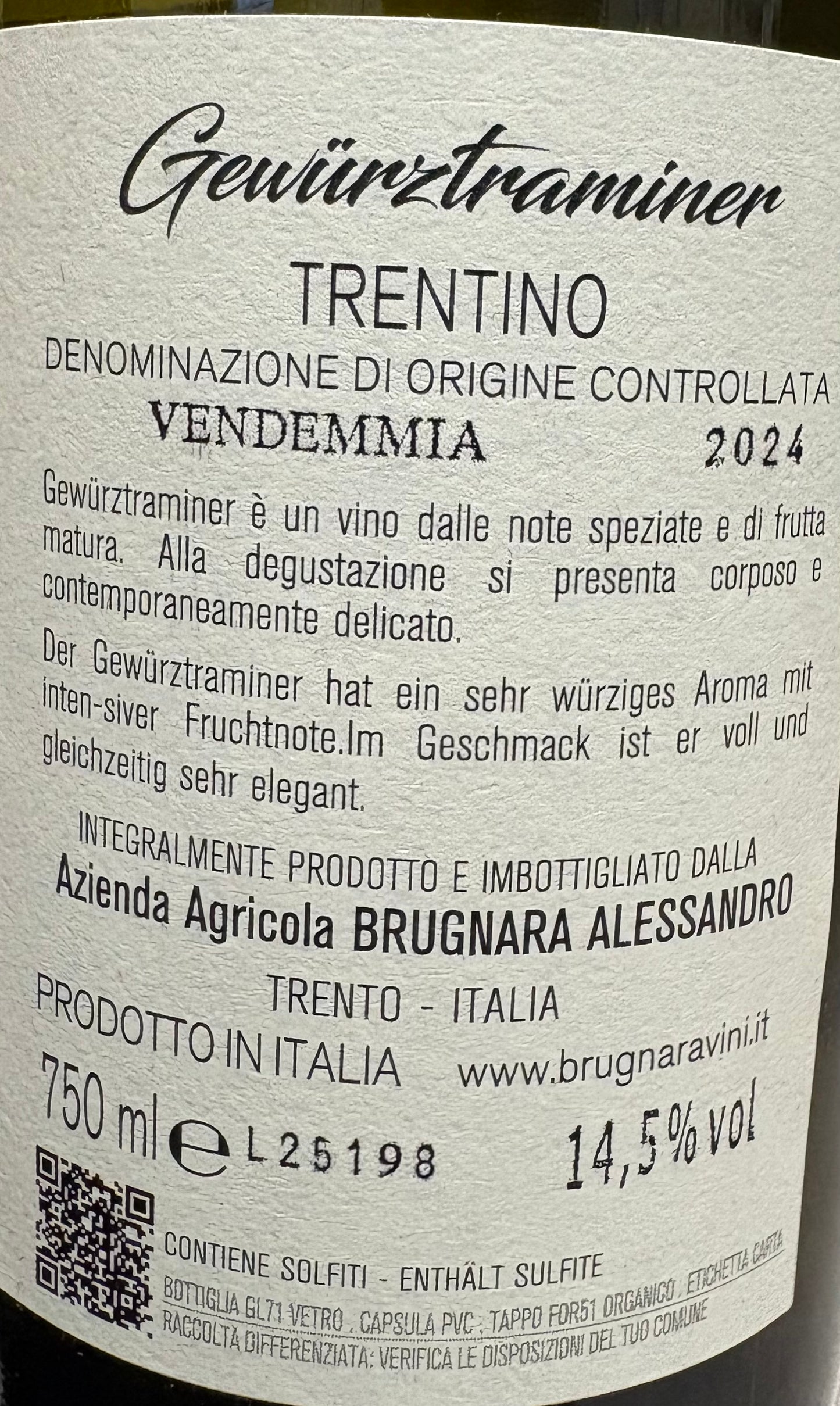 Gewurztraminer - Brugnara