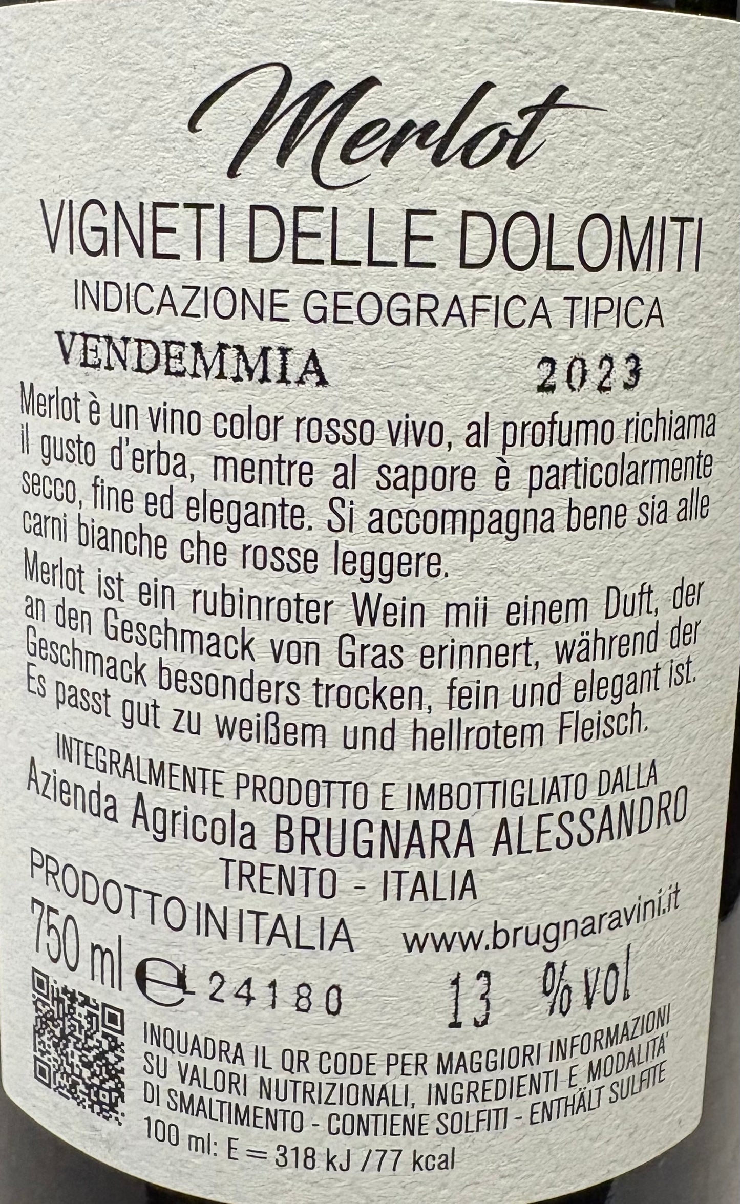 Merlot - Brugnara
