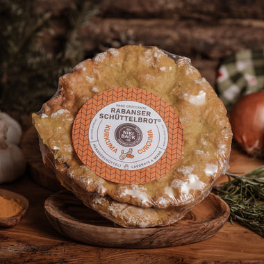 SCHUTTELBROT pane croccante alla curcuma