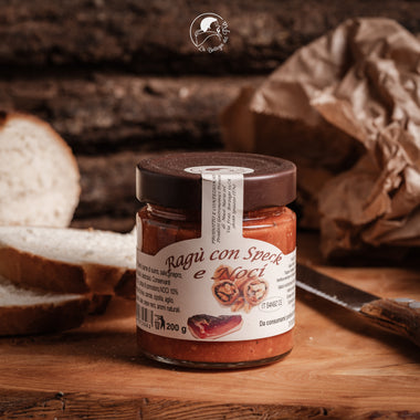 Speck-Walnuss-Ragout