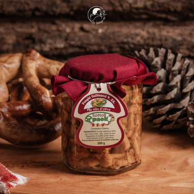 FUNGHI GALLINACCI in olio d'oliva