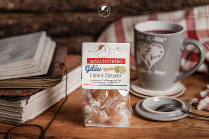 Limetten-Ingwer-Bonbons ohne Zucker