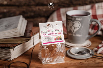 GELEE-SÜSSIGKEITEN MIT HONIG UND BEEREN
