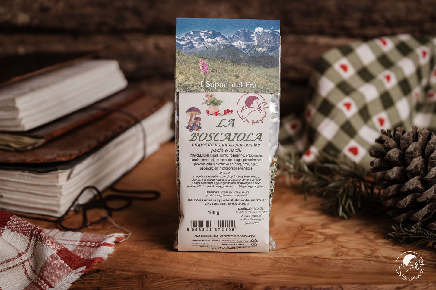 Boscaiola (Gemüsezubereitung zum Würzen von Pasta und Risotto)