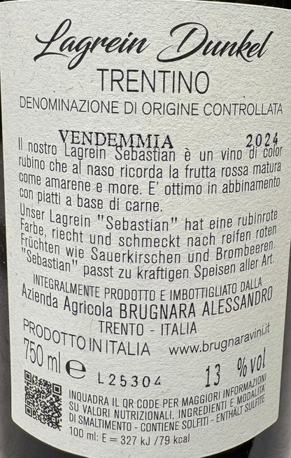 Lagrein Dunkel Sebastian - Brugnara