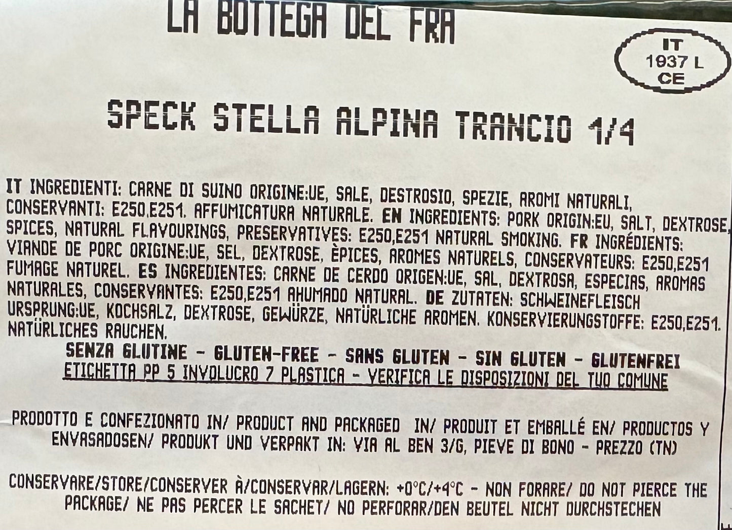 SPECK STELLA ALPINA QUARTO