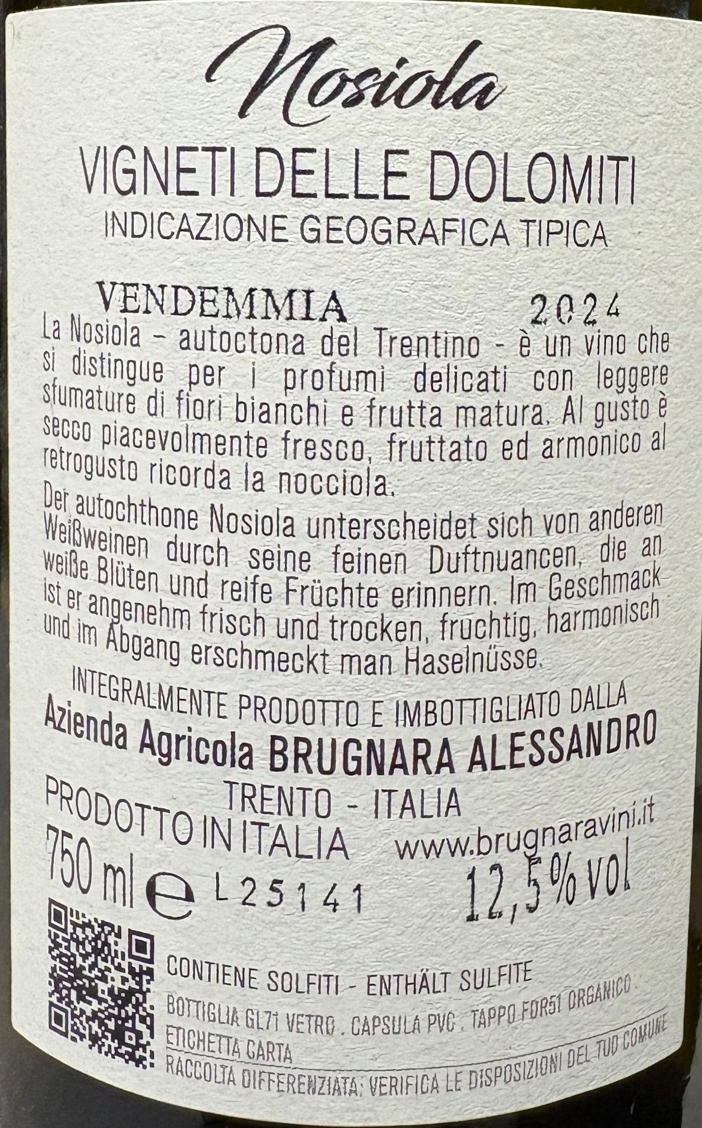 Nosiola - Brugnara