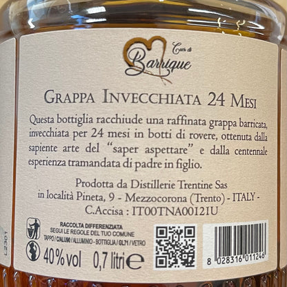 Herz aus im Barrique gereiftem Grappa