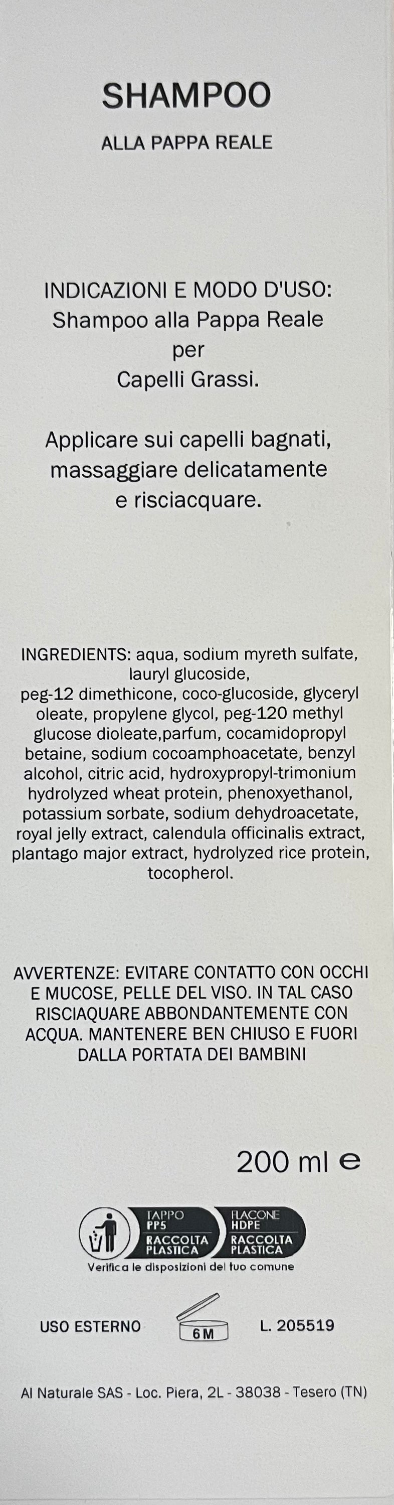 SHAMPOO WITH ROYAL JELLY