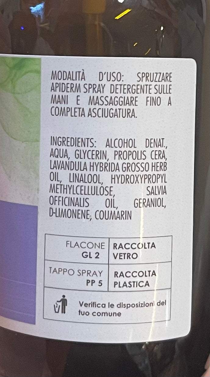 APIDERM DISINFECTANT CLEANER HAND SPRAY