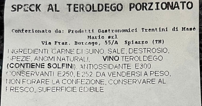 SPECK AFFINATO NEL VINO ROSSO