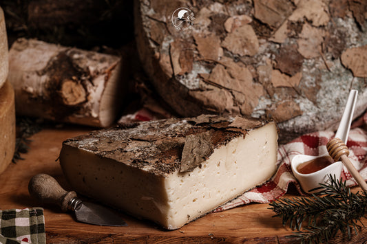 MATURED CHEESE IN BIRCH LEAVES