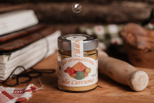 Turmeric flavored salt