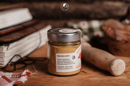 Turmeric flavored salt