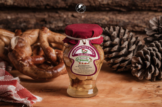 WHOLE PORCINI MUSHROOMS - RED HEAD in olive oil 200 g