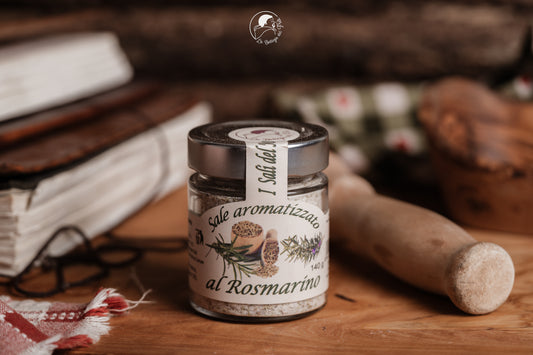 Rosemary flavored salt
