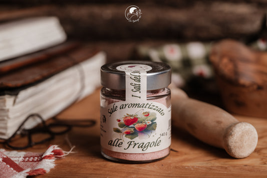 Strawberry flavored salt
