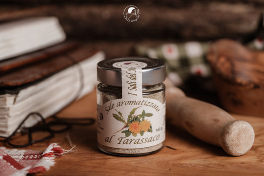Dandelion flavored salt