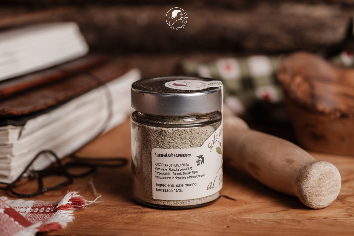 Dandelion flavored salt