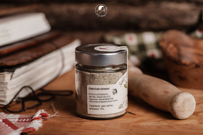 Dandelion flavored salt