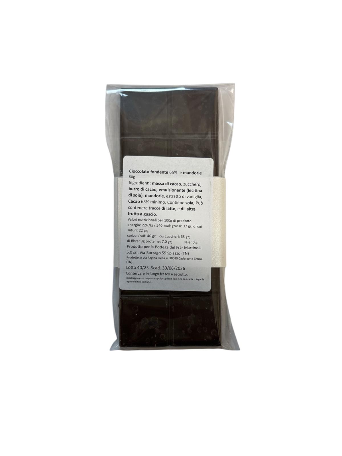 CIOCCOLATO FONDENTE E MANDORLA