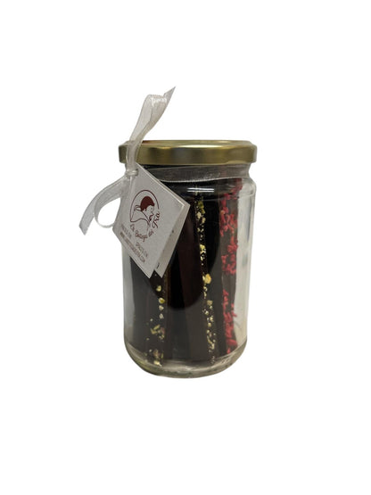 STECCHE DI CIOCCOLATO MISTE in vaso di vetro