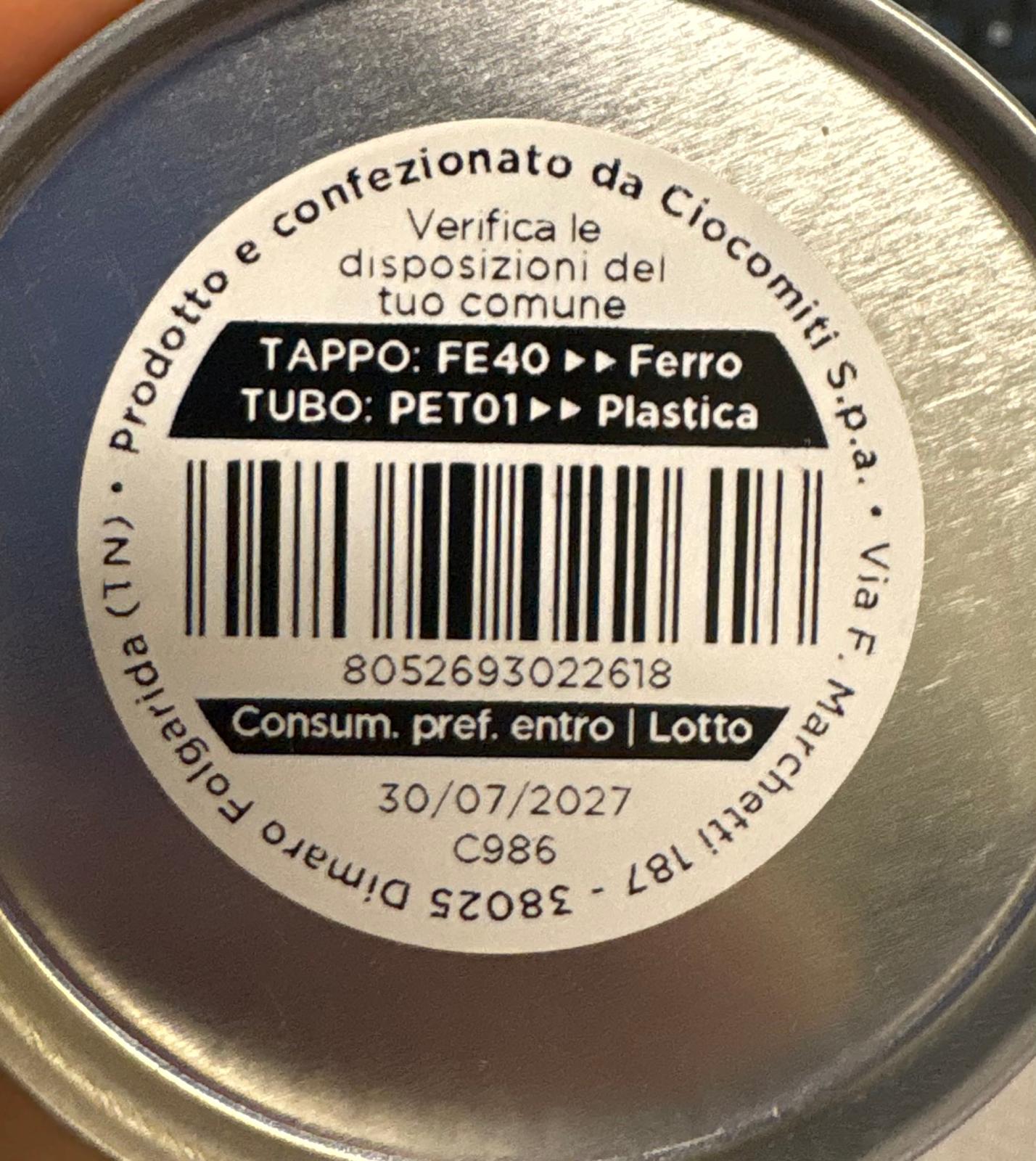 MELA CON CIOCCOLATO BIANCO E LAMPONI