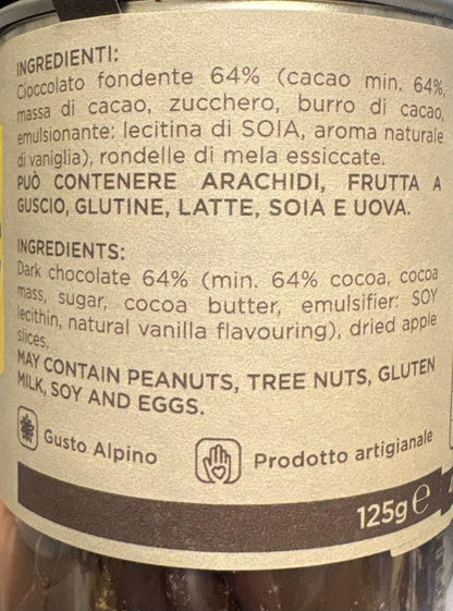 MELA CON CIOCCOLATO FONDENTE